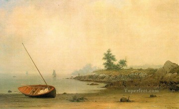 ボート Painting - 座礁ボート・ロマンティック マーティン・ジョンソン・ヘッド
